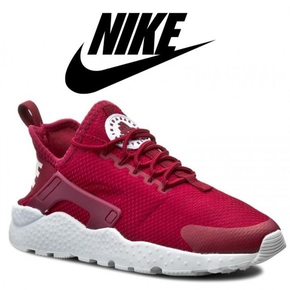 Nike Shoes - 45- Nike Air Huarache Run Ultra Women's Burgundy Sneakers